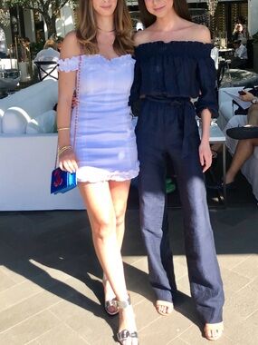 Intermix navy linen jumpsuit - size P / XS like NEW!